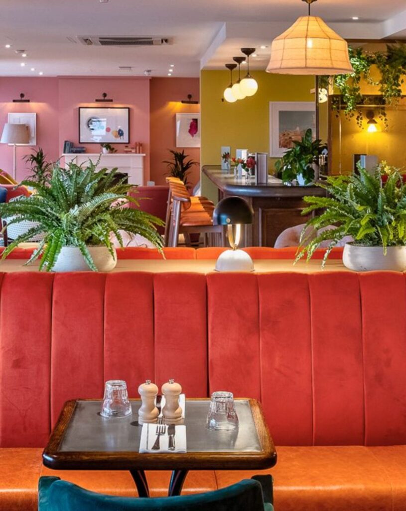 Inside Coppa Club with plush seating, warm lighting and a polished bar feel, ideal for a Bath hen weekend start that stays calm for at least one drink.