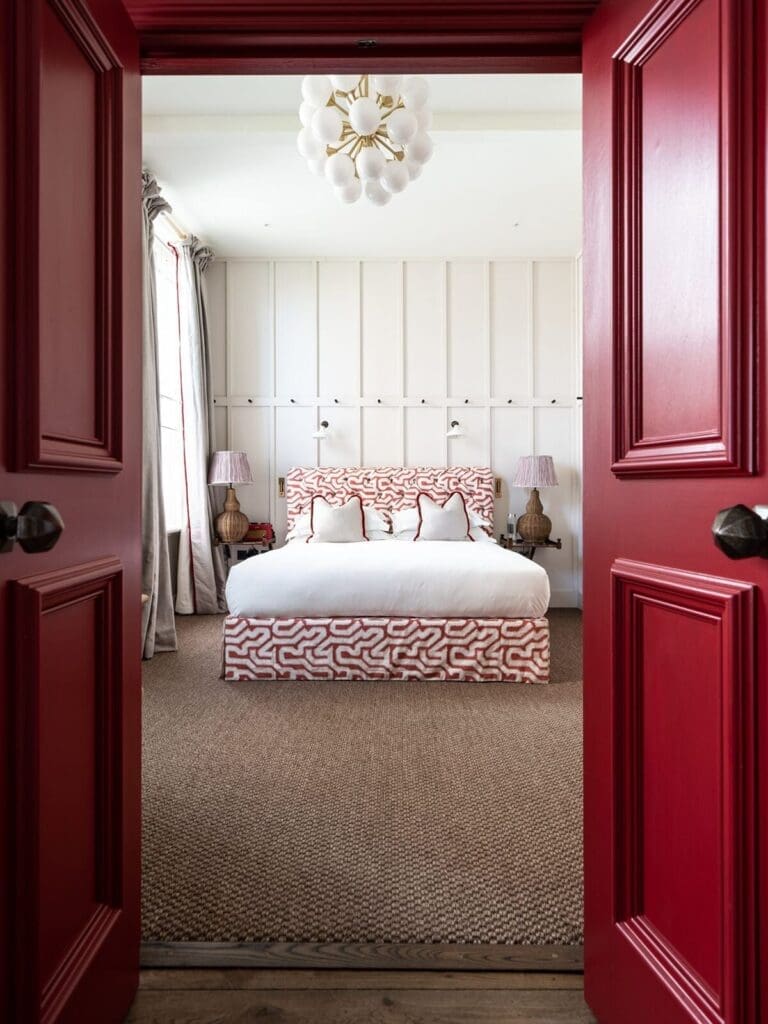 Bedroom at The Princess Royal rooms, Notting Hill, calm base for a London girls weekend