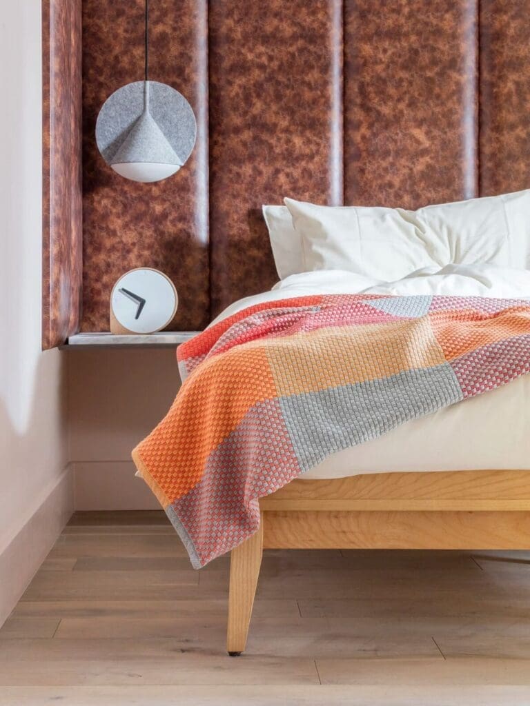 Soft, design-led Eden Locke studio with seating area and natural light, perfect for getting ready on a girls weekend