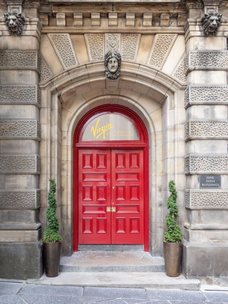 Virgin Hotels Edinburgh exterior in the Old Town near Victoria Street, stylish base for a hen weekend