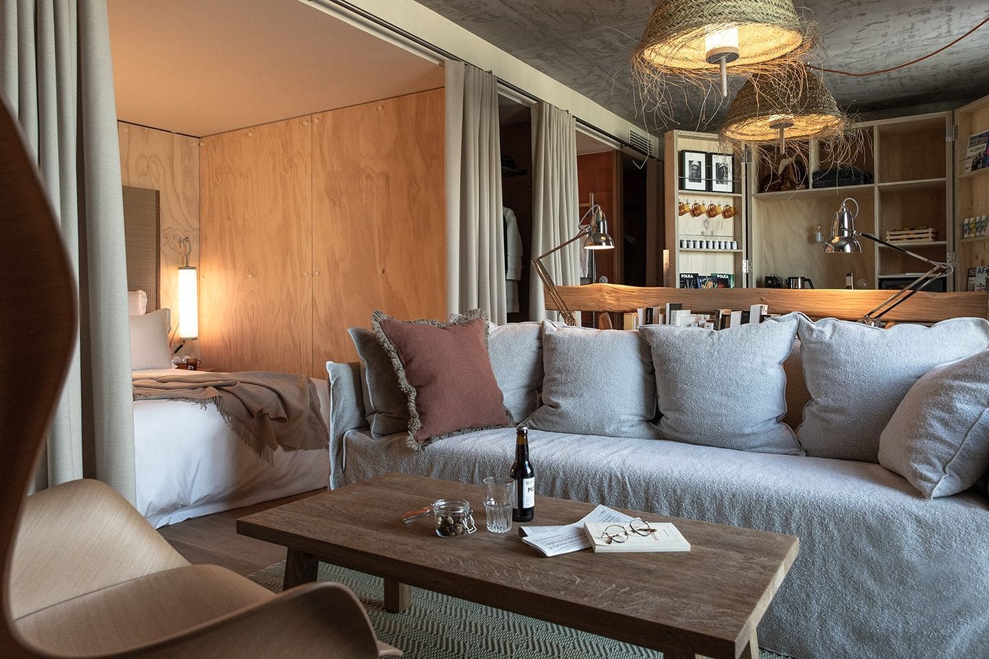 Penthouse apartment at MOB HOUSE Paris with large private terrace and panoramic city views near Saint-Ouen flea market, perfect for a Paris hen weekend