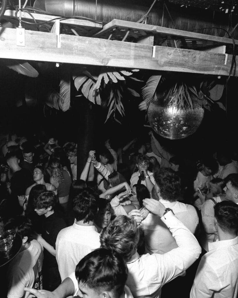 Busy bar and nightlife setting at The Social Club in Newcastle, a city-centre spot for drinks, music and girls’ night energy.