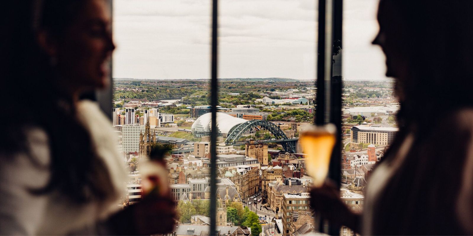 Skyline bottomless brunch at 3SIXTY Newcastle for a hen weekend