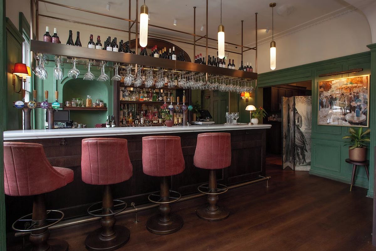 Hotel Indigo Bath, a colourful boutique Bath hen weekend hotel with a stylish bar and Georgian character