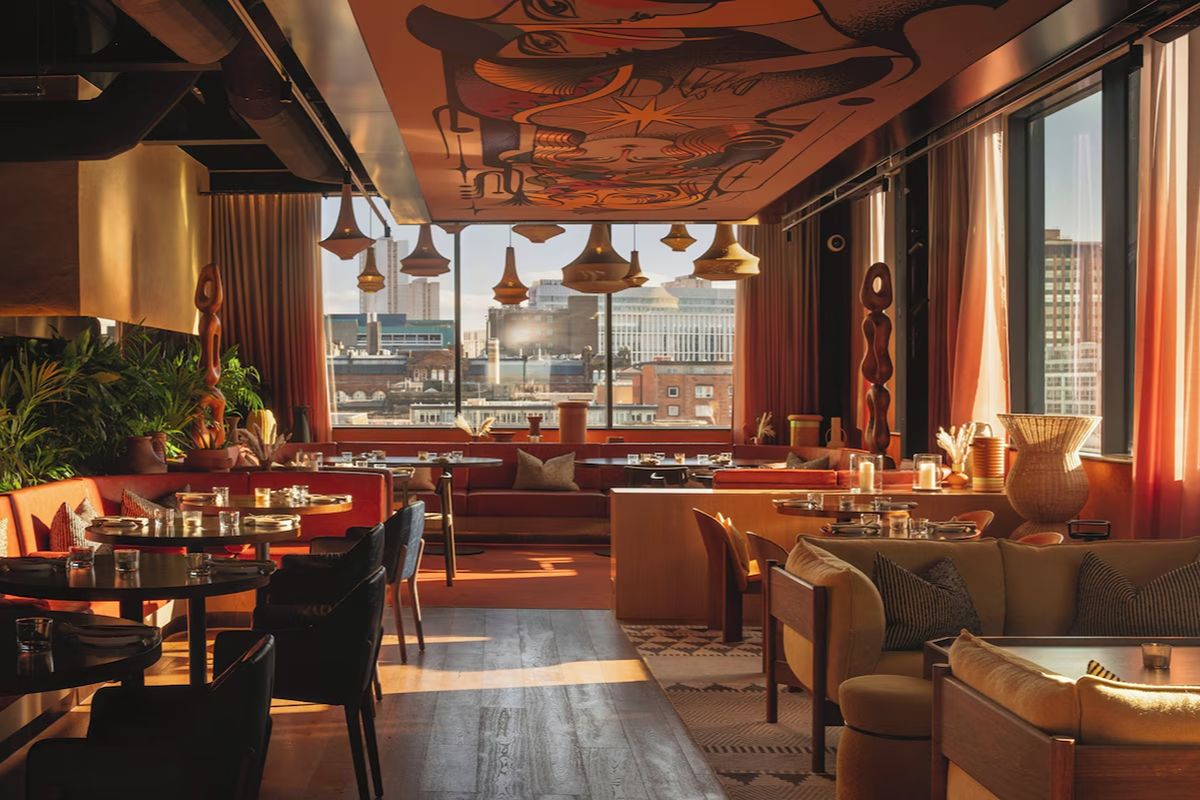 The Social Hub Glasgow, a design-led hotel with colourful communal spaces
