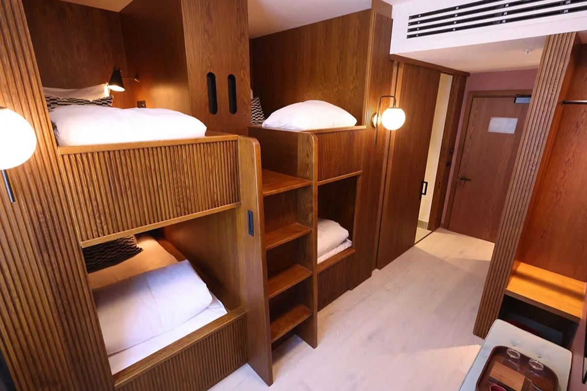 Bunk room at Mollie’s Manchester.