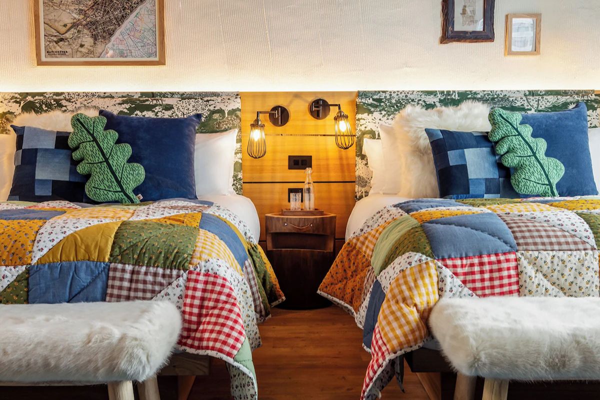 Treehouse Hotel Manchester, a playful design-led hotel with colourful interiors